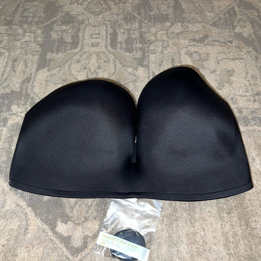 New Black DELIMIRA‎ Women's UW Padded Seamless Strapless Convertible Bra 42F